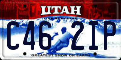 UT license plate C462IP