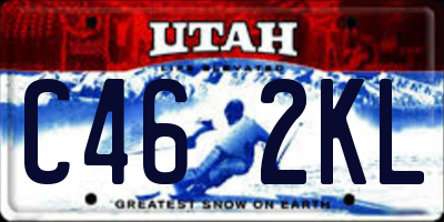 UT license plate C462KL