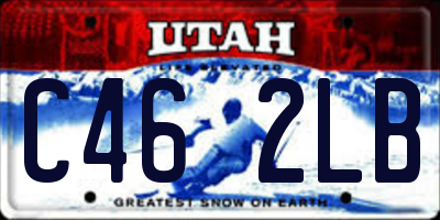UT license plate C462LB