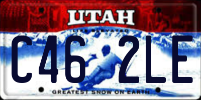 UT license plate C462LE