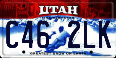 UT license plate C462LK