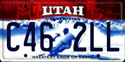 UT license plate C462LL