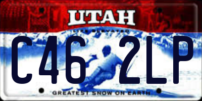 UT license plate C462LP