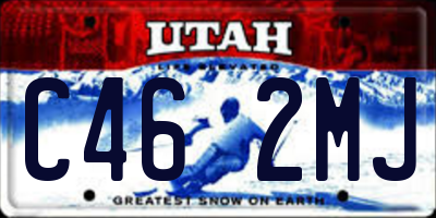 UT license plate C462MJ