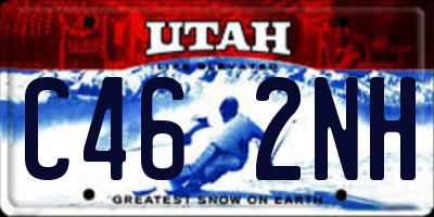 UT license plate C462NH