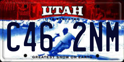 UT license plate C462NM