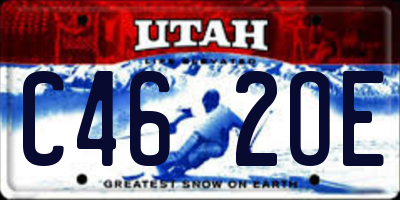 UT license plate C462OE