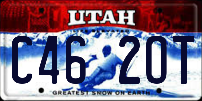 UT license plate C462OT