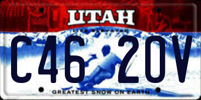 UT license plate C462OV