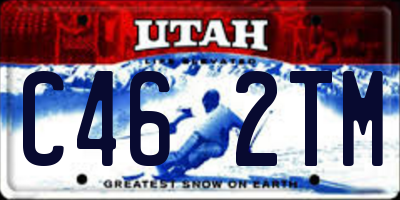 UT license plate C462TM