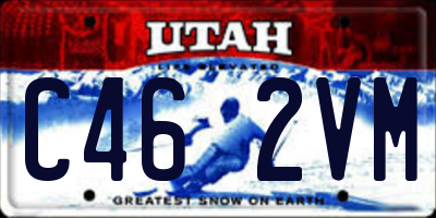 UT license plate C462VM