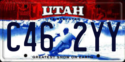 UT license plate C462YY