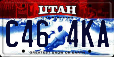 UT license plate C464KA