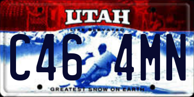 UT license plate C464MN