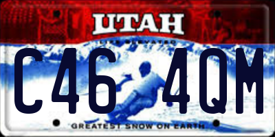 UT license plate C464QM