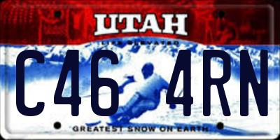 UT license plate C464RN
