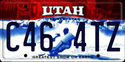 UT license plate C464TZ