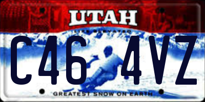 UT license plate C464VZ