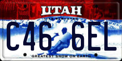 UT license plate C466EL