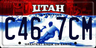 UT license plate C467CM