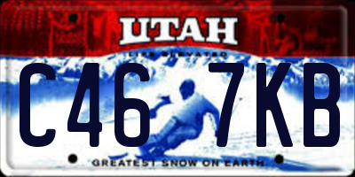 UT license plate C467KB