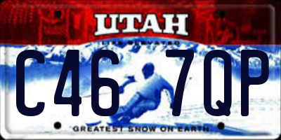 UT license plate C467QP