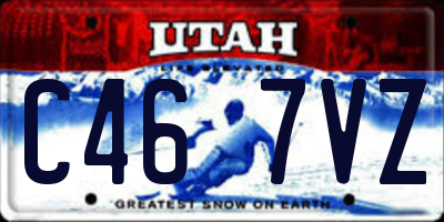 UT license plate C467VZ