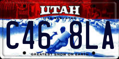 UT license plate C468LA