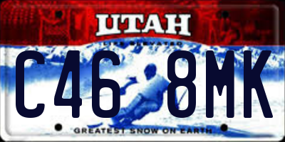 UT license plate C468MK