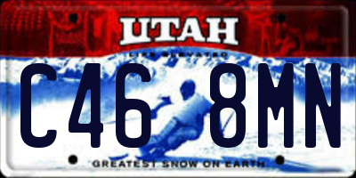 UT license plate C468MN