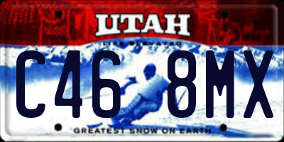 UT license plate C468MX
