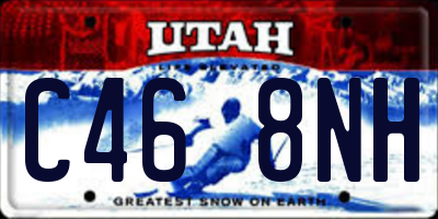 UT license plate C468NH
