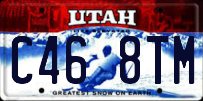 UT license plate C468TM
