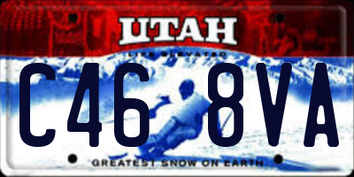 UT license plate C468VA