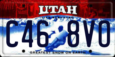UT license plate C468VO