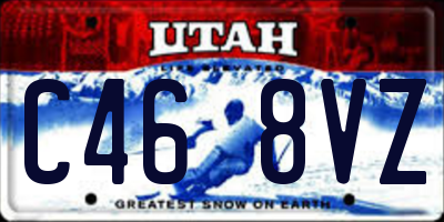 UT license plate C468VZ