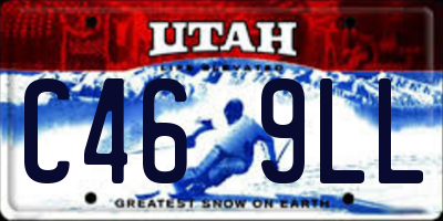 UT license plate C469LL