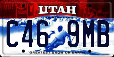 UT license plate C469MB
