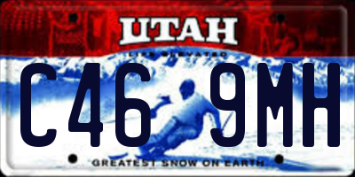 UT license plate C469MH