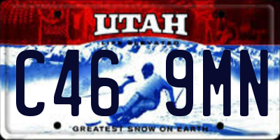 UT license plate C469MN
