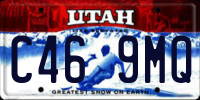 UT license plate C469MQ
