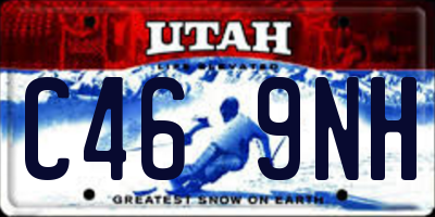 UT license plate C469NH
