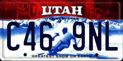 UT license plate C469NL