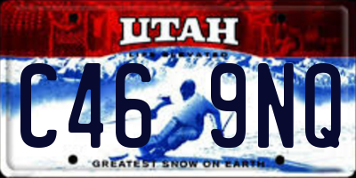 UT license plate C469NQ
