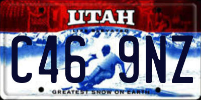 UT license plate C469NZ