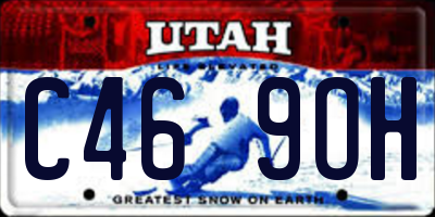 UT license plate C469OH