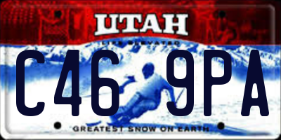 UT license plate C469PA