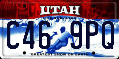 UT license plate C469PQ