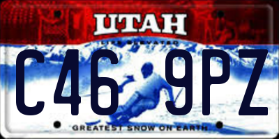 UT license plate C469PZ