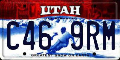 UT license plate C469RM